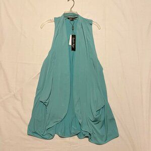 Charlie Page Sleeveless Lightweight Cardigan Vest Womens L/XL